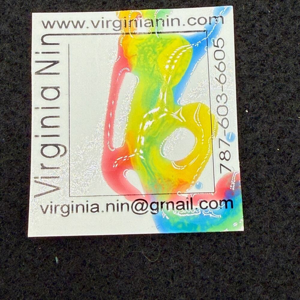 Handmade Abstract Pendant Necklace by Virginia Nin - Picture 3 of 4
